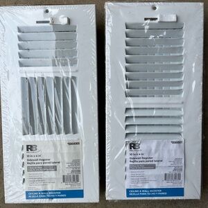 Reliabilt Steel Wall Registers 10” x 4” (2)